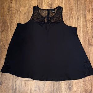 Cute Black Lace Tank!